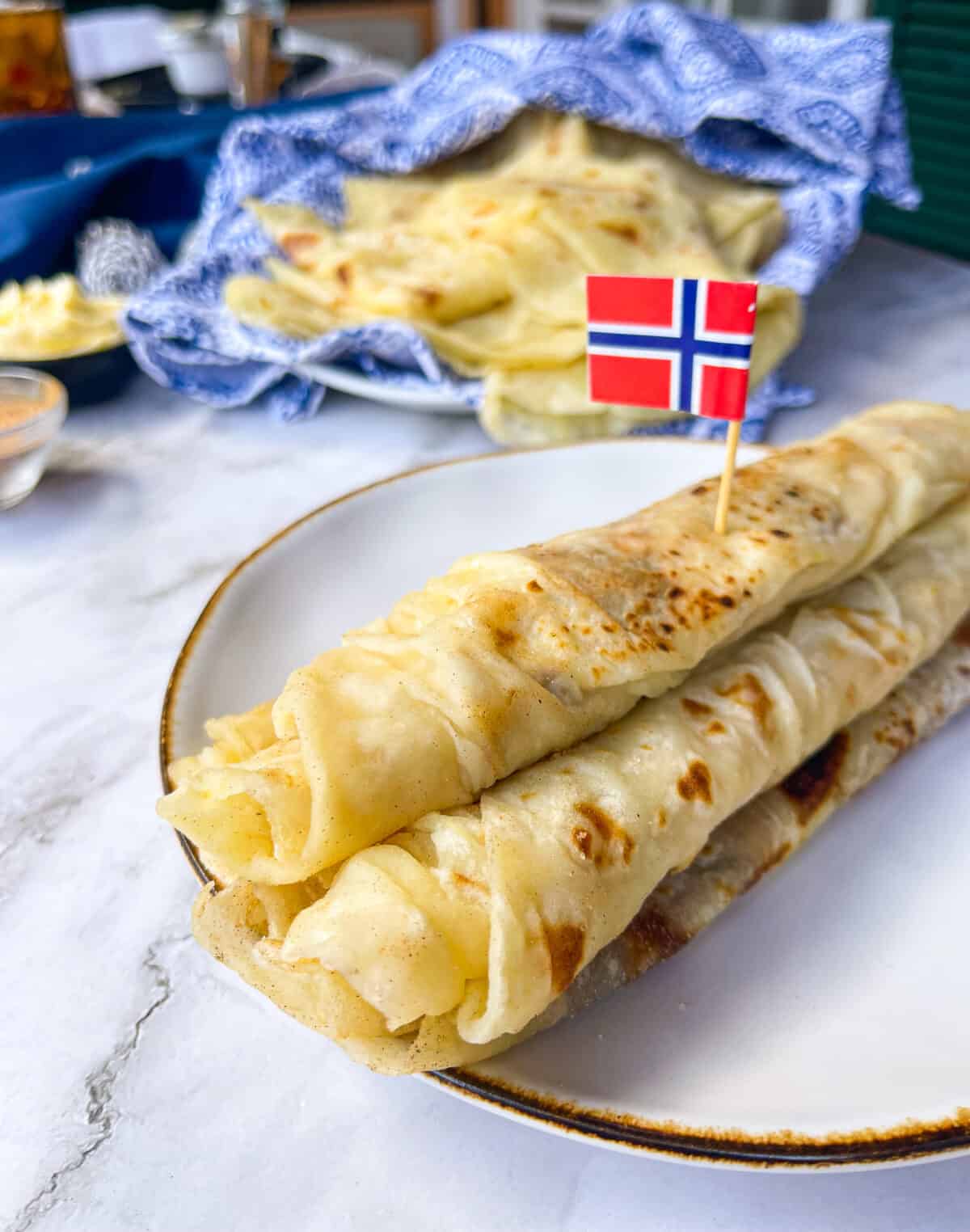 Organic Traditional Norwegian Potato Lefse - includes 9