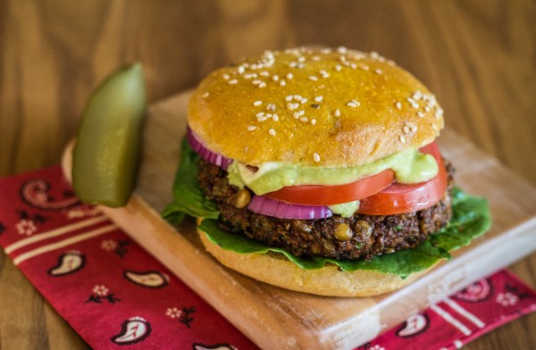 Lentil Quinoa Veggie Burger
