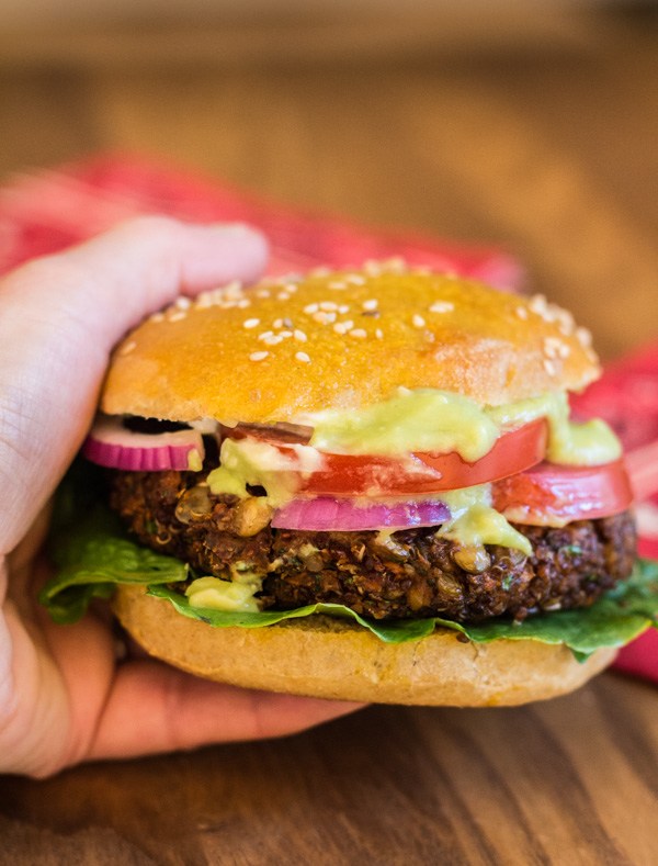 Lentil Quinoa Veggie Burger