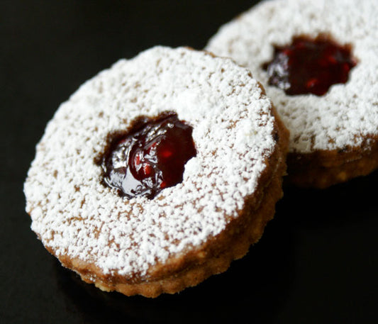 German Linzer Cookies - 1 Dozen