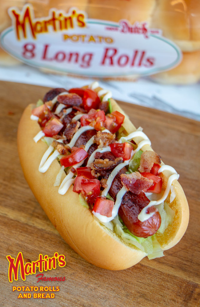 Martins Instant Long Hotdog Rolls - 8/Case