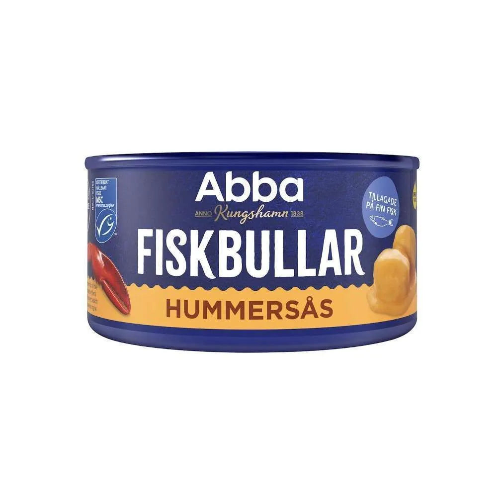 Fiskbullar in Creamy Lobster Sauce - Abba - 6 pack