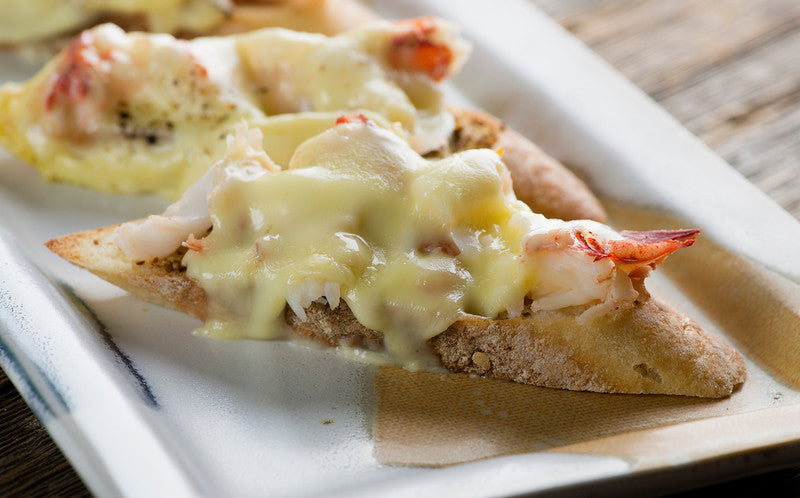 Lobster & Brie Grilled Cheese Sandwiches