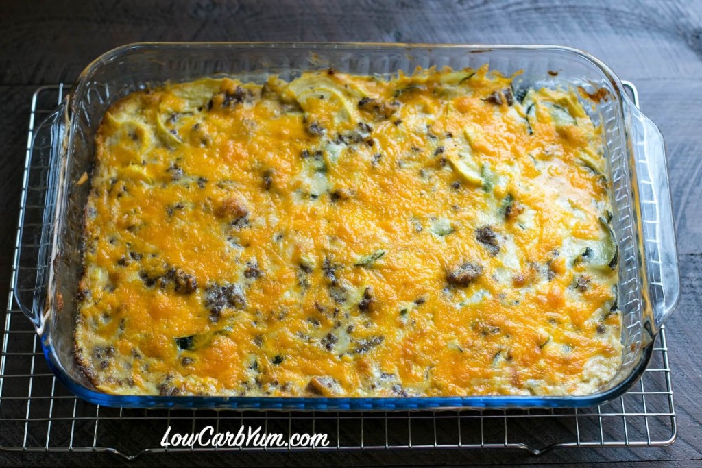 Sausage Squash Casserole
