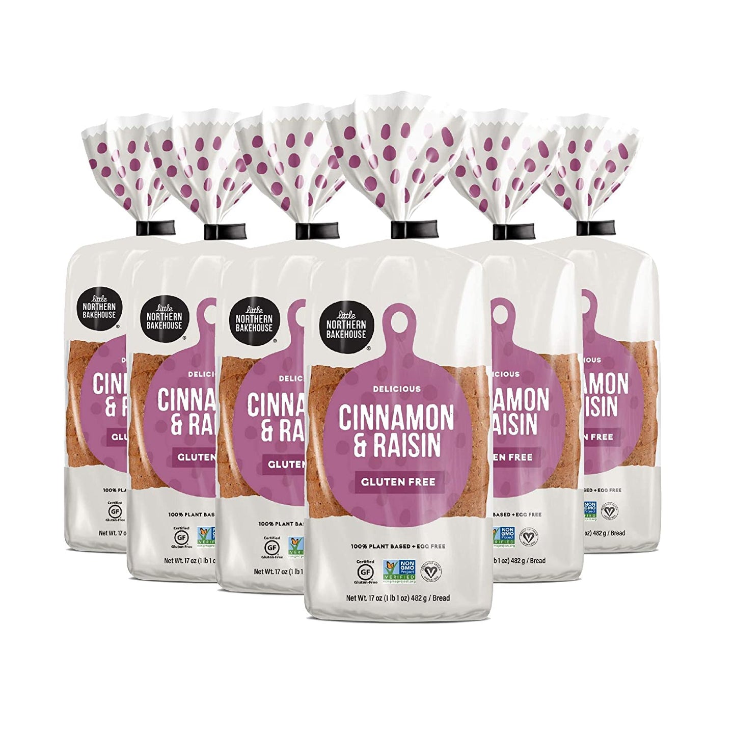 Gluten Free Cinnamon & Raisin Bread - 6 Pack - Little Northern Bakehouse