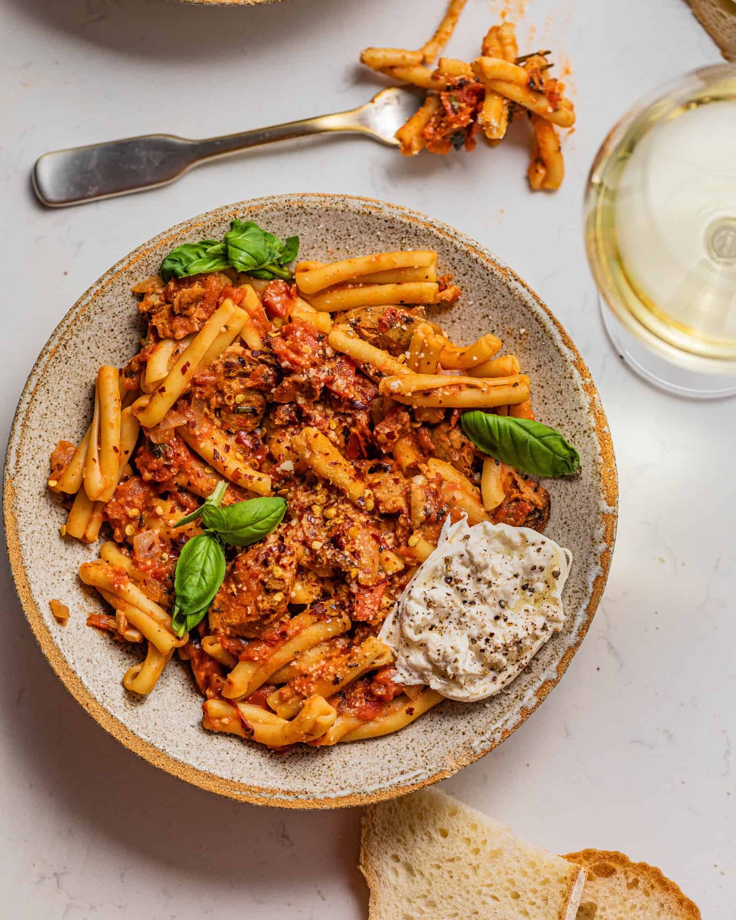 Mantova Organic Italian Speciality Pasta, Caserecce 1 lb - 2 Pack