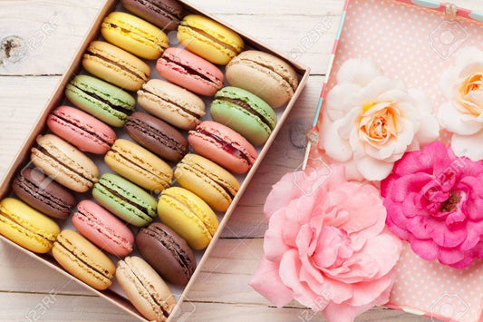 French Almond Macaroons - 12 piece box