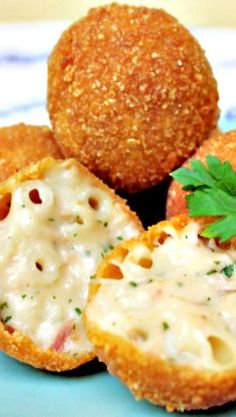 Macaroni and Cheese Balls / Poppers - 50 pieces per tray