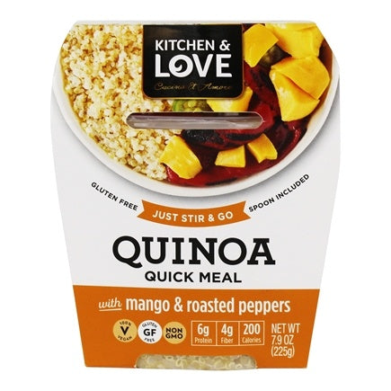 Cucina & Amore Quinoa Meal Mango & Roasted Peppers 7.9 OZ (Pack of 6)