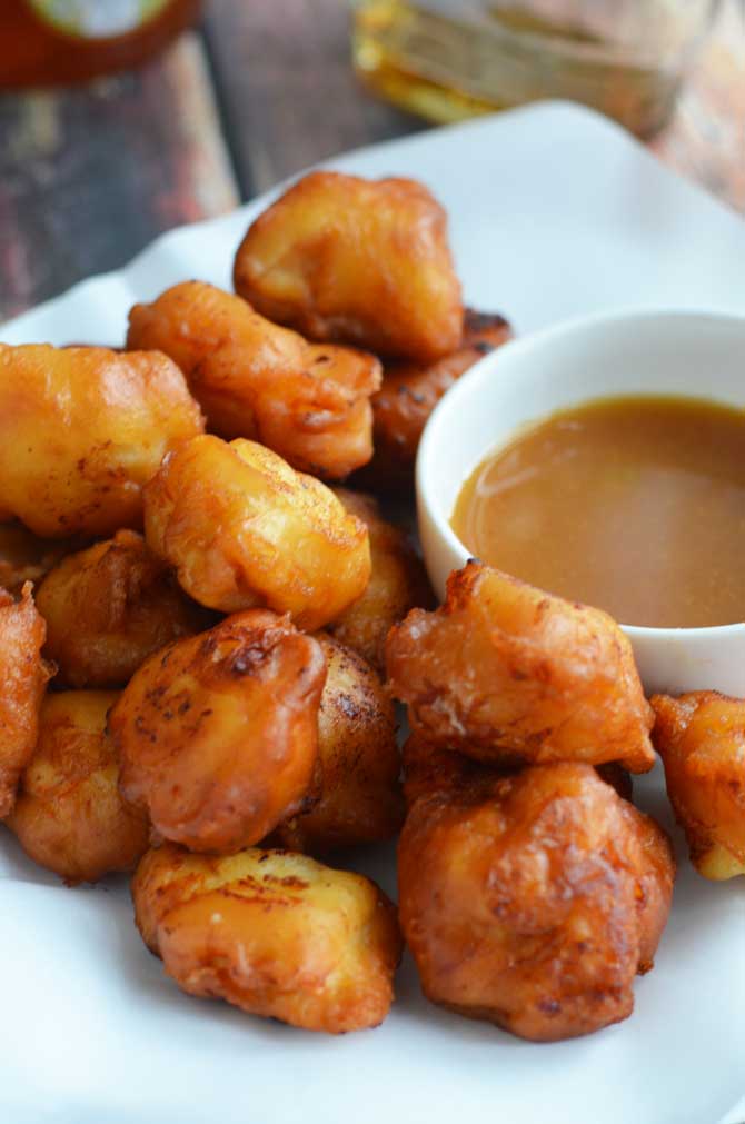 Maple Waffle Dipped Chicken Bites - (Free Recipe below)