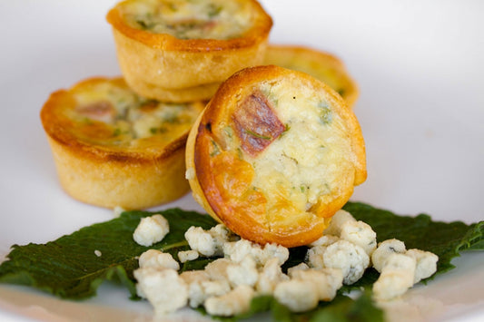 Marscapone & Bleu Tarts - 40 pieces per tray