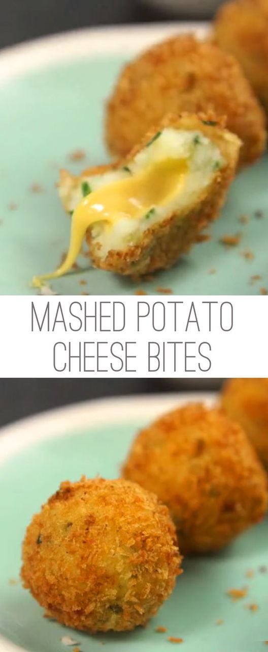 MASHED POTATO CHEESE BITES