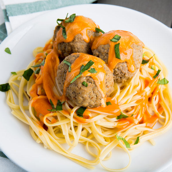 Italian Style Fully Cooked Beef Meatballs 5 lb. Bag - 2/Case