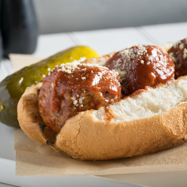 Italian Style Beef / Pork Cooked Meatballs - 10 lb.