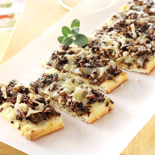 Mushroom & Balsamic Flatbread - Two at 13" each