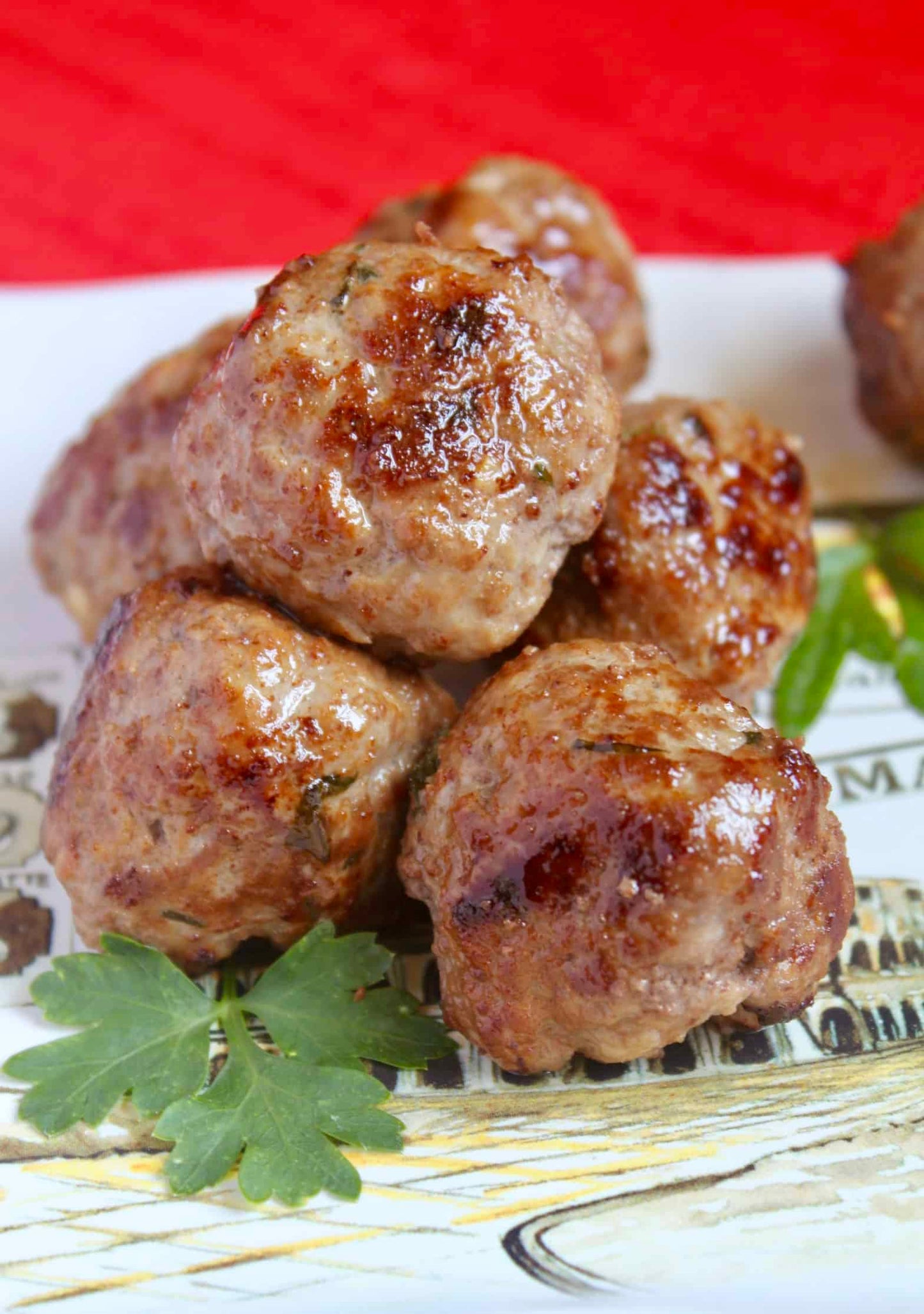 Italian Style Fully Cooked Beef Meatballs 5 lb. Bag - 2/Case