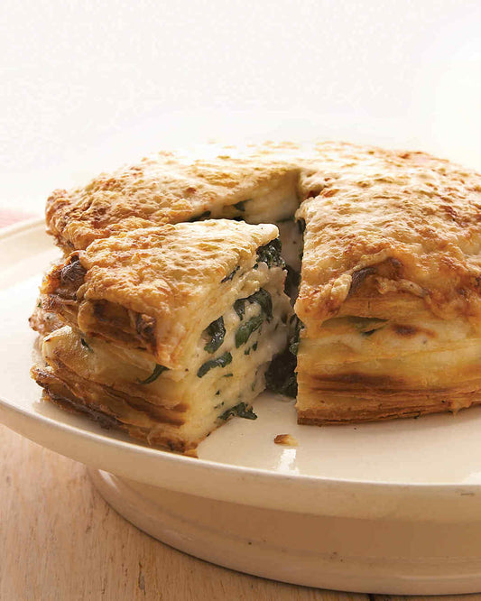 Spinach Gruyere Crepe Gateau Cake - Serves 8 - 10