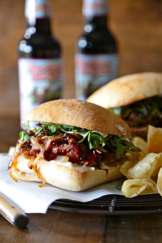 Cranberry Honey Mustard Meatloaf Sandwiches