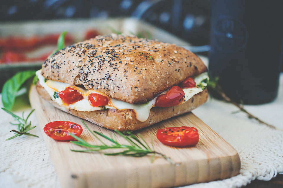 Mediterranean Egg White Breakfast Sandwich