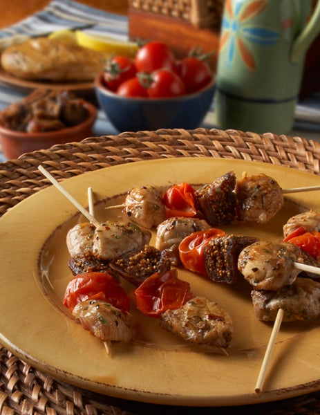 Mediterranean Chicken Kabob (GF) - 25 pieces per tray