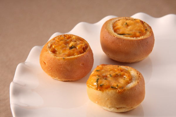15 x Brioche Mini Bread Bowls Unfilled - 36 pieces per tray