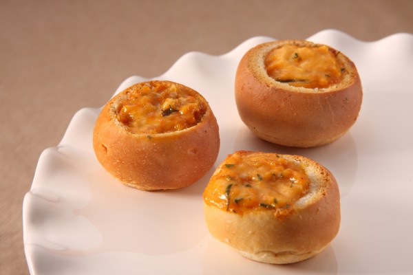 Brioche Mini Bread Bowls Unfilled - 36 pieces per tray