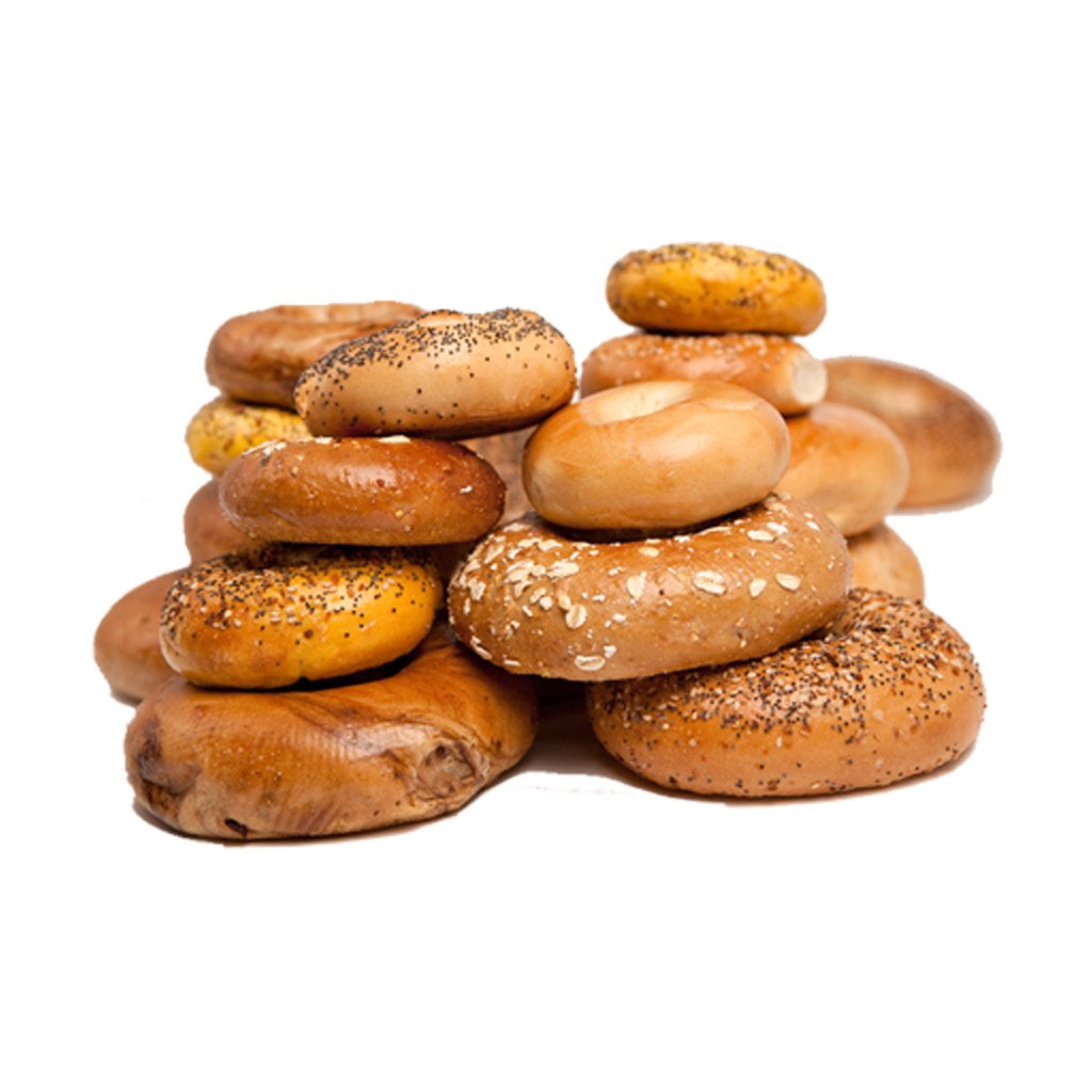 New Yorker Mini Bagels - 72 Kettle-boiled Mini Bagels - select flavors