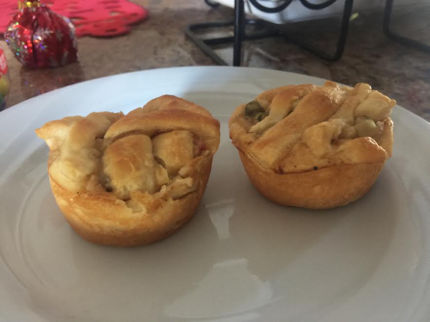 Mini Chicken Pot Pies - using campbells