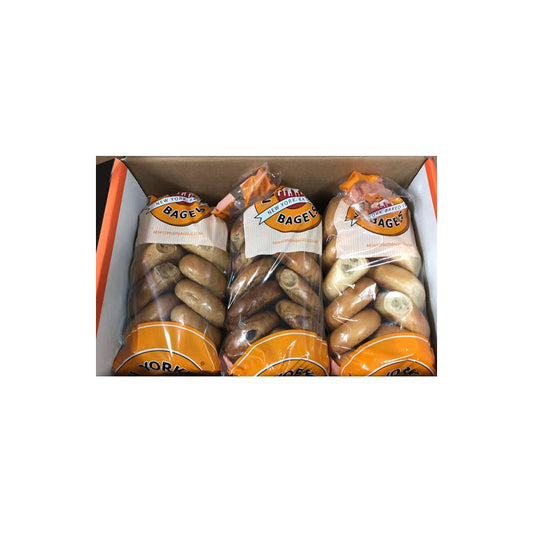 New Yorker Mini Bagels - 72 Kettle-boiled Mini Bagels - select flavors