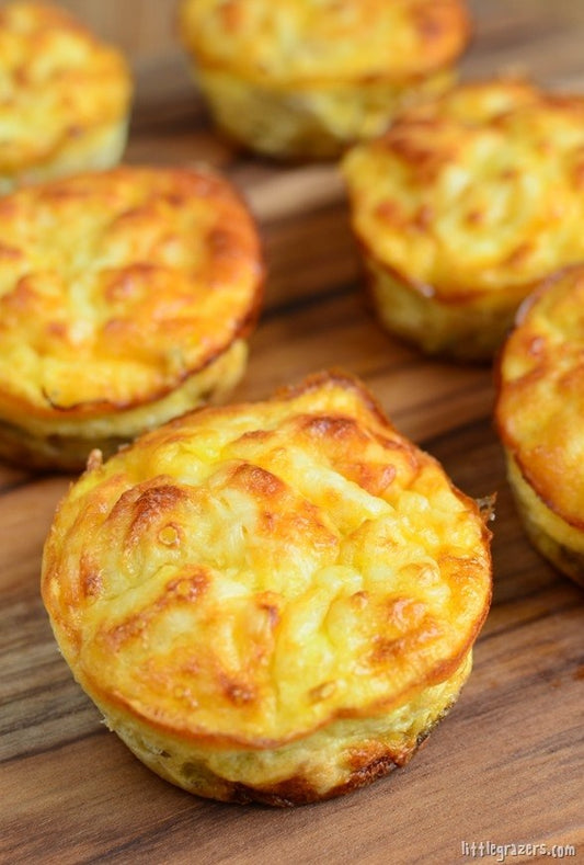 Mini Tuna and Sweet Corn Quiches - 45 pieces per tray
