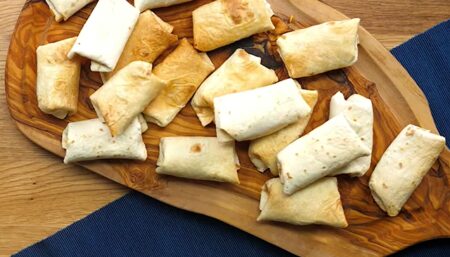 Mini Smoked Chicken Tequila Burrito / Chimichanga - 200/Case