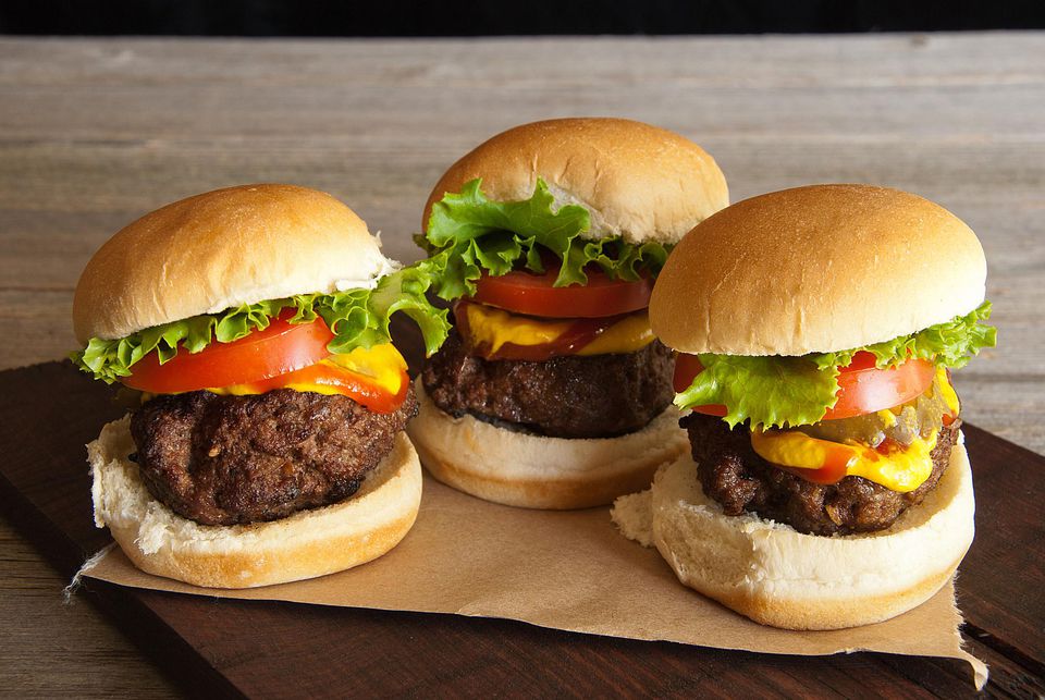 Wagyu Burger w/ American Cheese 40 pieces per tray