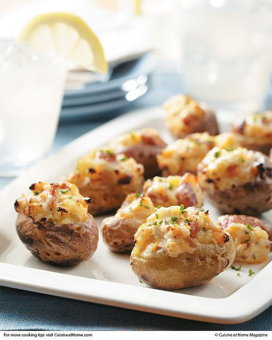 Stuffed Potato Bites With Bacon - 40 pieces per tray