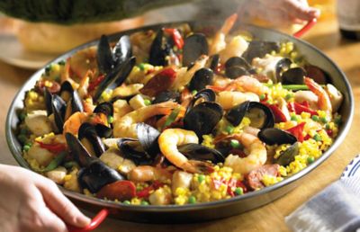 Deluxe Paella Kit with Stainless Pan by Peregrino