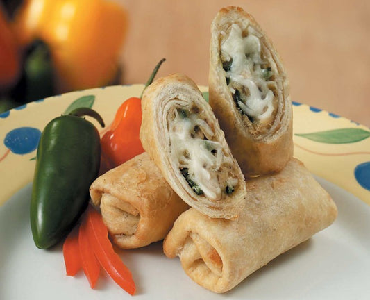 Mini Smoked Chicken Tequila Burrito / Chimichanga - 200/Case