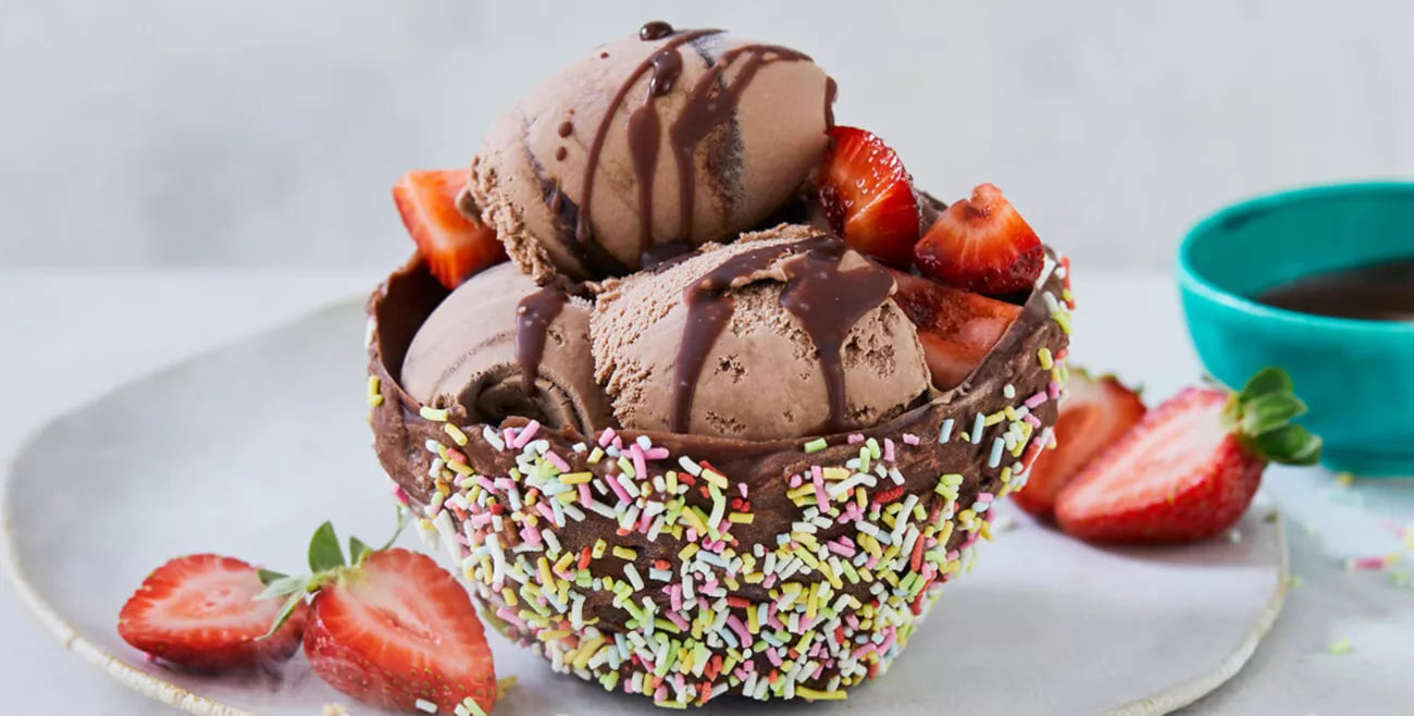 Large Marbled Chocolate Tulip Cup - includes 24