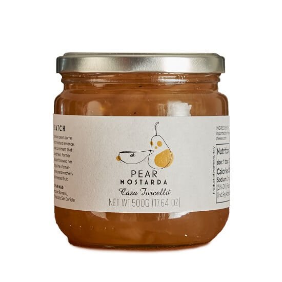 Casa Forcello Mostarda di Pere – Candied Pear Mostarda, 4.9 oz