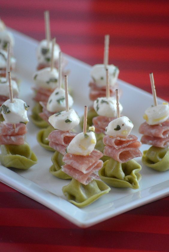 Marinated Mozzarella and Tortellini Appetizer
