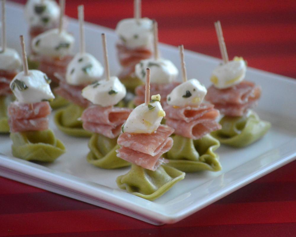 Marinated Mozzarella and Tortellini Appetizer
