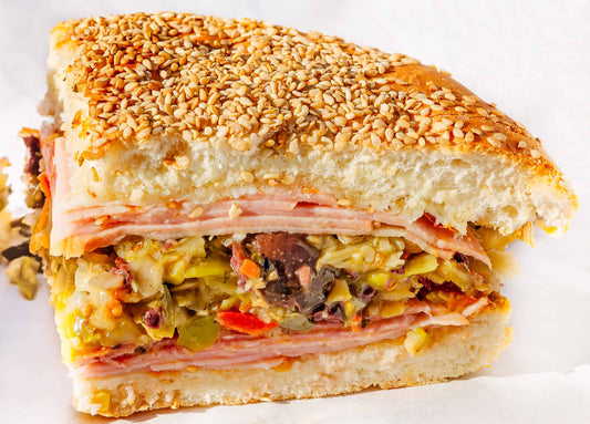 Authentic Muffuletta Sandwich - serves 2