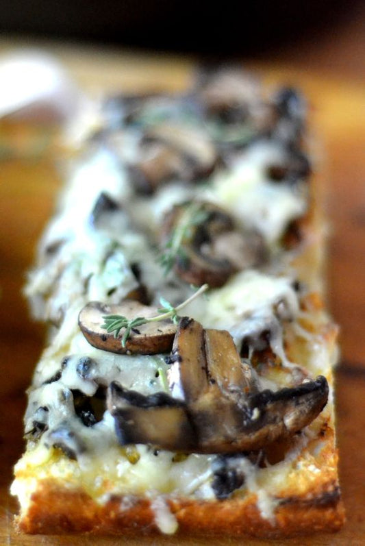 Mushroom & Gruyere Bruschetta
