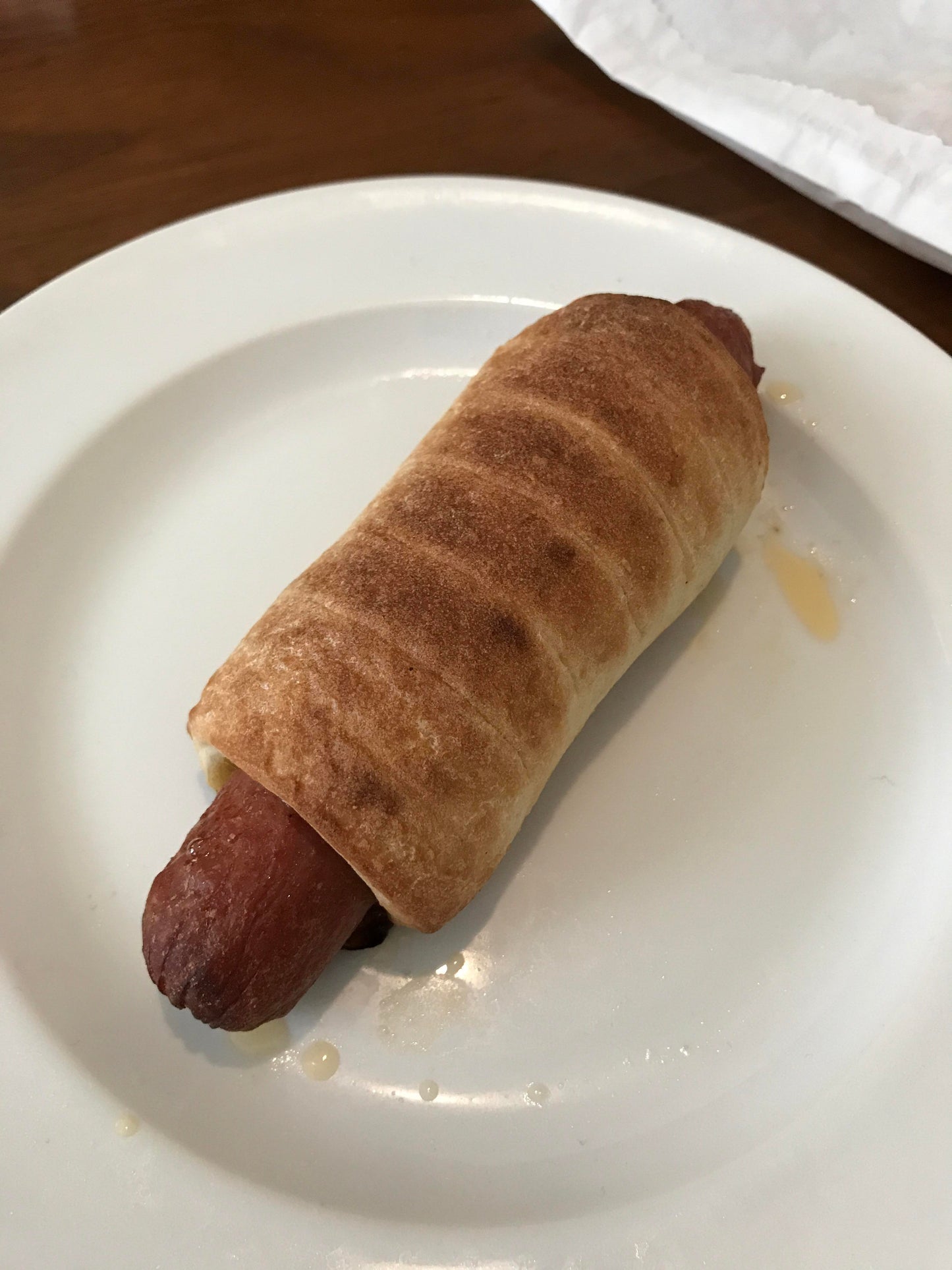 Nathan's Famous 6" Beef Pretzel Dogs - 42/Case