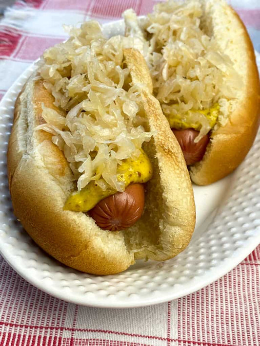 Nathan's Famous 32 oz. New York Fresh Cut Sauerkraut - 12/Case