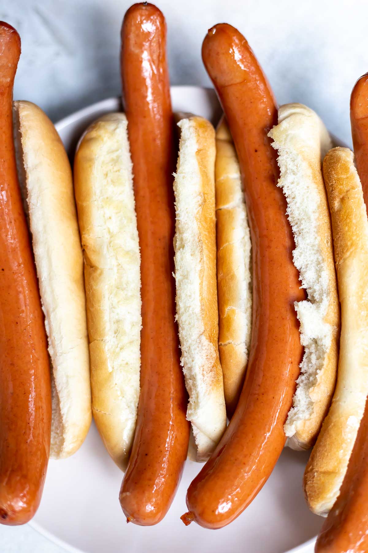 Nathan's Famous Foot Long 2/1 Beef Franks Hot Dogs - 12" ea - 20/Case