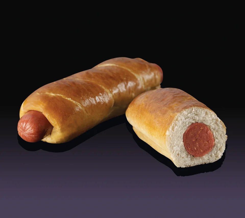 Nathan's Famous 6" Beef Pretzel Dogs - 42/Case