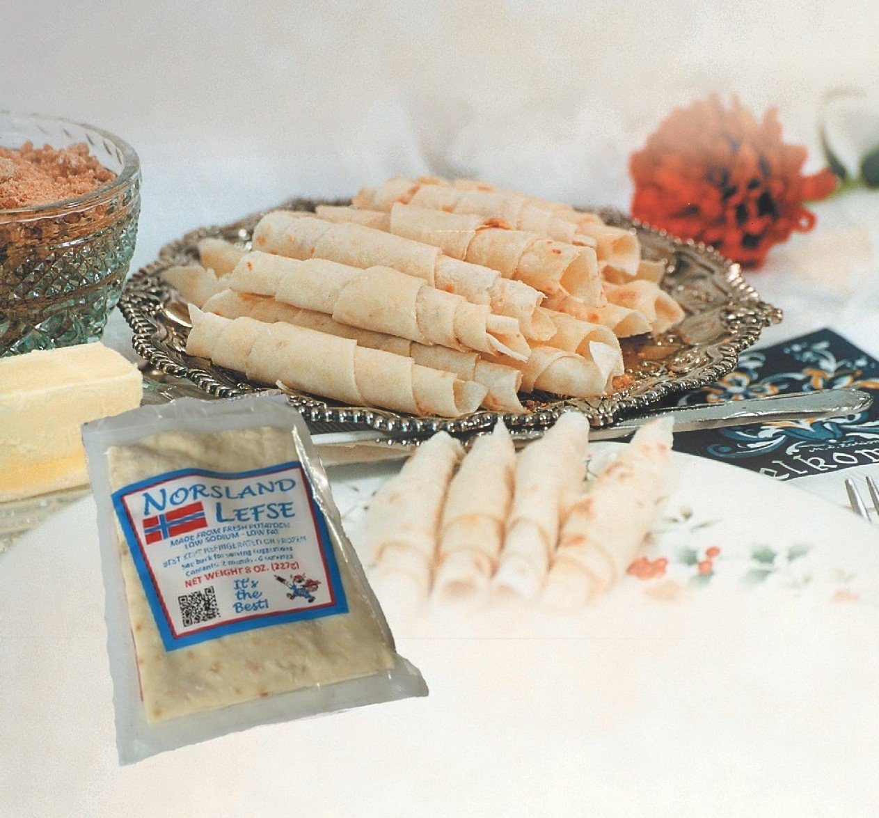 Lefse, Lutefisk Kjottboller Norwegian Meatballs - Dinner for 2
