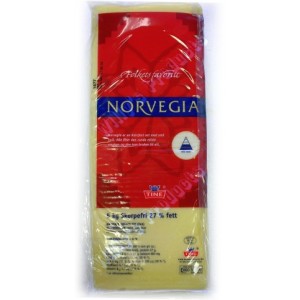 TINE Norvegia, a golden Gouda-style Cheese - 1 lb -