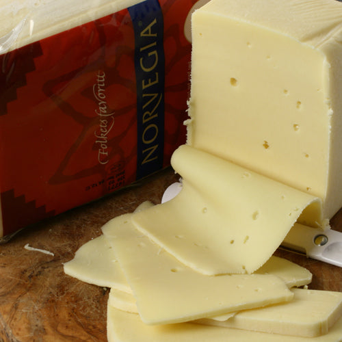 Norvegia, a golden Gouda-style Cheese