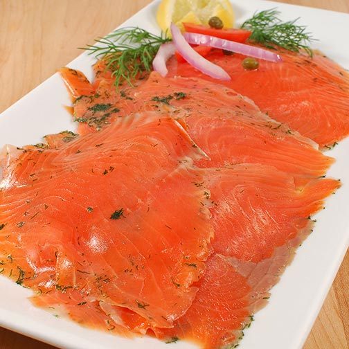 Norwegian Gravlax Salmon Trout Superior - Sliced 8 oz.