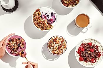 NuTrail Nut Granola Cereal Vanilla Strawberry - No Sugar Added, Keto, Low Carb, Gluten Free, Grain Free - Pack of 3